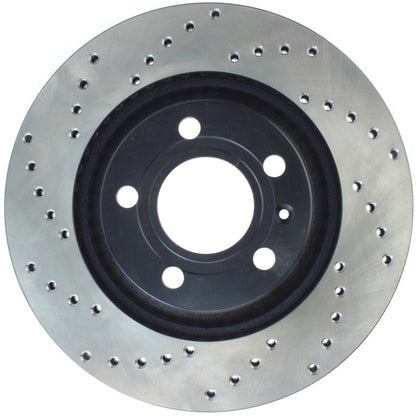 StopTech 04-09 Audi S4 Rear Right Drilled Rotor Stoptech