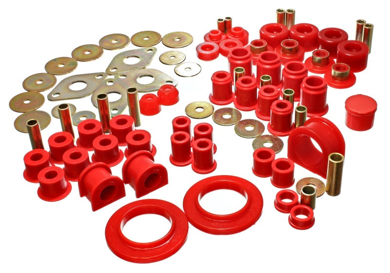 Energy Suspension 01-04 Toyota Tacoma Red Hyper-Flex Master Bushing Set - eliteracefab.com