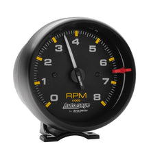 Load image into Gallery viewer, AutoMeter GAUGE; TACHOMETER; 3 3/4in.; 8K RPM; PEDESTAL; BLK DIAL BLK CASE; AUTOGAGE - eliteracefab.com