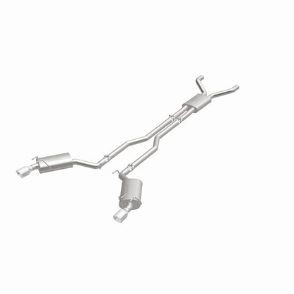 MagnaFlow Cat-Back Stainless Dual Split Rear Exit 4in Polished Tips 11-15 Chevy Camaro 3.6L V6 Magnaflow