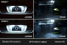 Load image into Gallery viewer, Diode Dynamics 10-14 Subaru Legacy Interior LED Kit Cool White Stage 1