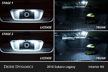 Load image into Gallery viewer, Diode Dynamics 10-14 Subaru Legacy Interior LED Kit Cool White Stage 2