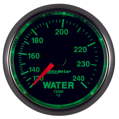 Autometer GS 52mm 120-240 Deg F Mechanical Water Temperature Gauge 3832