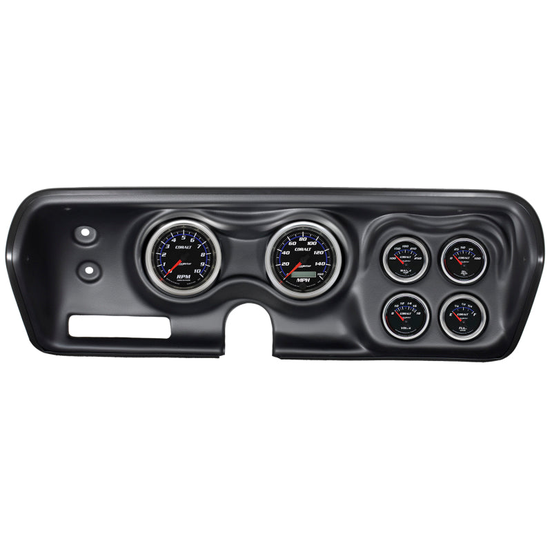Autometer Cobalt 71-74 Charger/ GTX/ Road Runner Dash Kit 6pc Tach/MPH/Fuel/Oil/WTMP/Volt 7030-CB