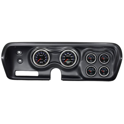 Autometer Cobalt 71-74 Charger/ GTX/ Road Runner Dash Kit 6pc Tach/MPH/Fuel/Oil/WTMP/Volt 7030-CB