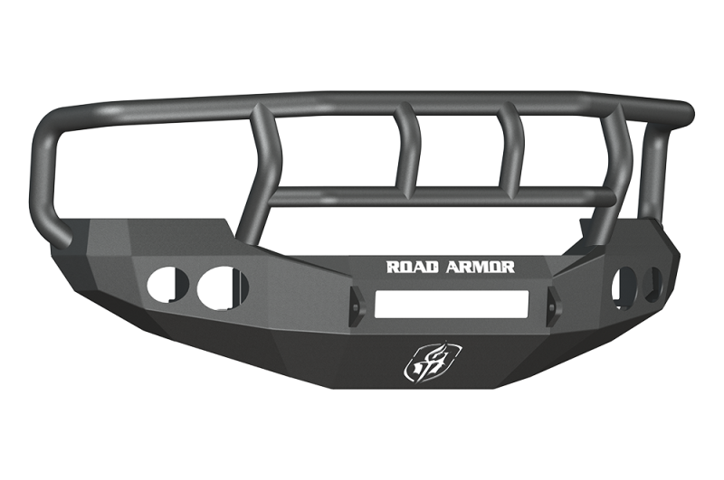 Road Armor 05-07 Ford F-250 Stealth Front Bumper w/Titan II Guard Wide Flare - Tex Blk Road Armor
