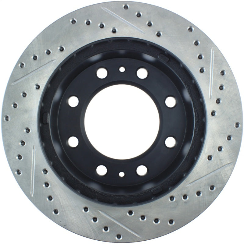 StopTech 01-09 Chevrolet Silverado 2500HD 3500 Front Right Slotted & Drilled Rotor Stoptech