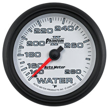 Load image into Gallery viewer, Autometer Phantom II 2-5/8in 140-280 Degree F Mechanical Water Gauge