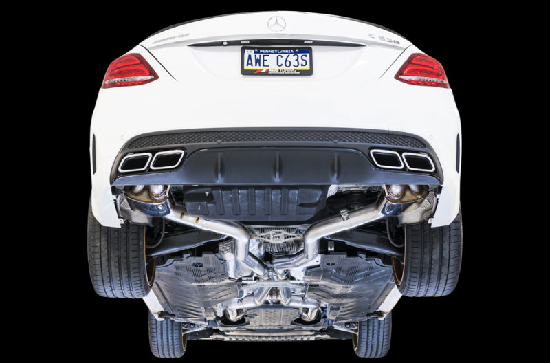 AWE Tuning Mercedes-Benz W205 AMG C63/S Coupe SwitchPath Exhaust System - for DPE Cars AWE Tuning