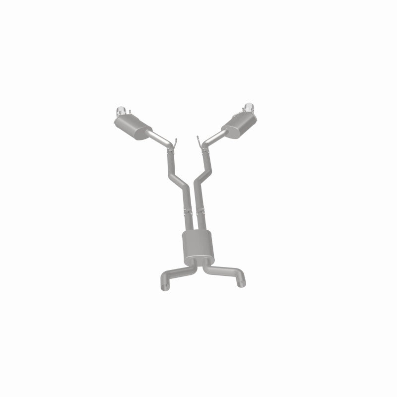 MagnaFlow Cat-Back Stainless Dual Split Rear Exit 4in Polished Tips 11-15 Chevy Camaro 3.6L V6 Magnaflow