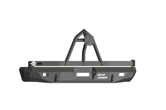 Road Armor 99-07 Ford Excursion Stealth Rear Winch Bumper w/Tire Carrier - Tex Blk - eliteracefab.com
