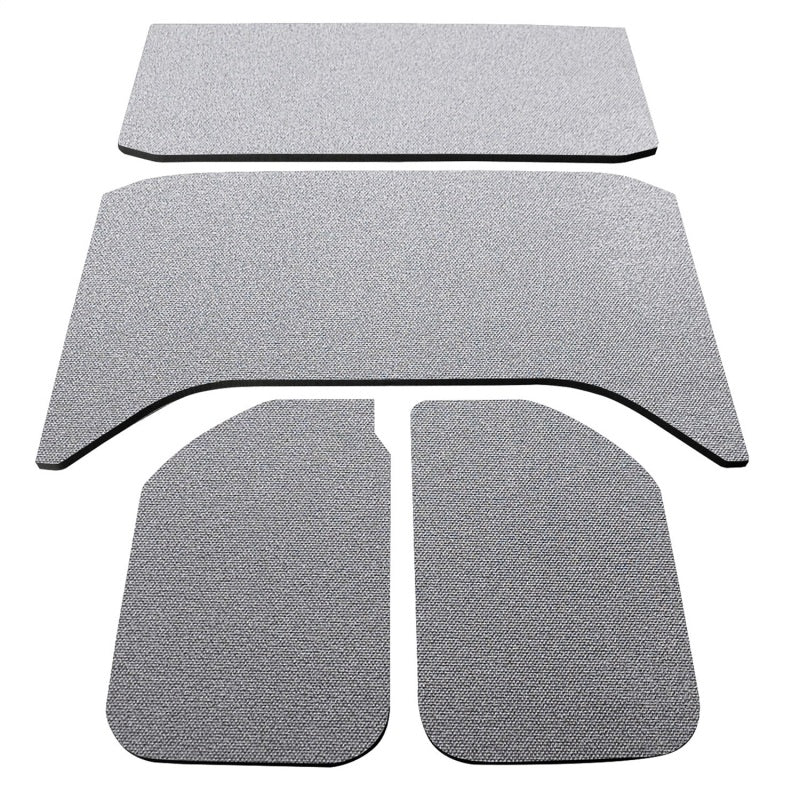 DEI 11-18 Jeep Wrangler JK 4-Door Boom Mat Headliner - 4 Piece - Gray DEI