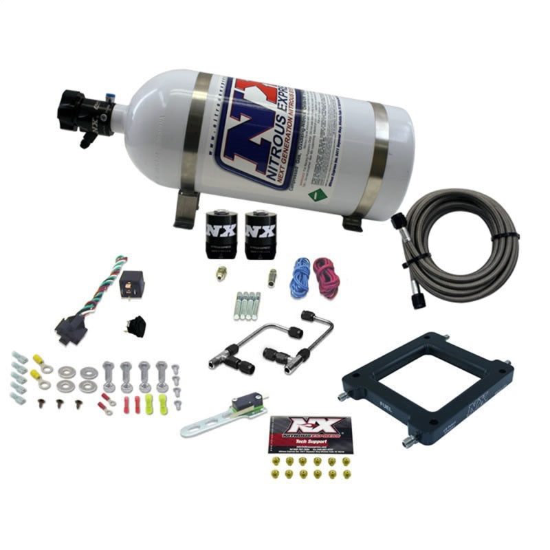 Nitrous Express Dominator Gemini Stage 6 Nitrous Kit (50-300HP) w/10lb Bottle