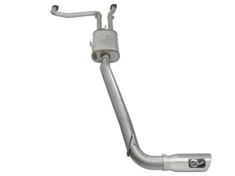 aFe MACH Force-Xp 2-1/2in Cat-Back Exhaust System w/ Polished Tip 16-17 Nissan Titan XD V8 5.6L - eliteracefab.com