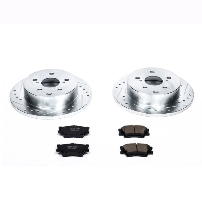 Power Stop 10-12 Lexus HS250h Rear Z23 Evolution Sport Brake Kit - eliteracefab.com