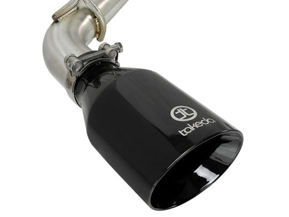 aFe POWER Takeda 2.5in 304 SS CB Exhaust w/ Black Tips 17-19 Infiniti Q60 V6-3.0L (tt) aFe