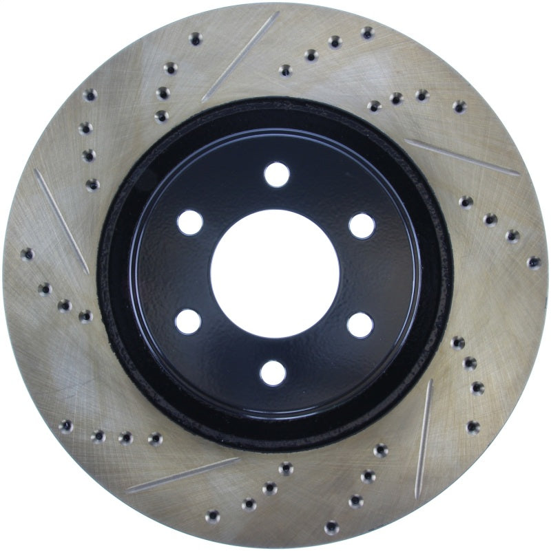 StopTech Slotted & Drilled Sport Brake Rotor - eliteracefab.com