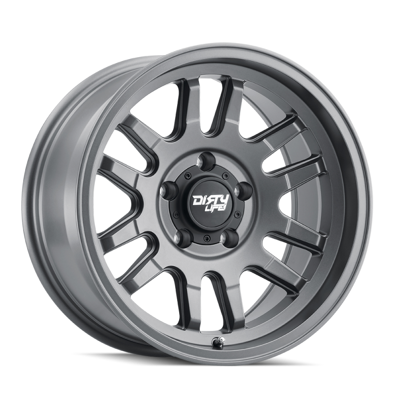 Dirty Life 9310 Canyon 17x9 / 5x127 BP / -12mm Offset / 71.5mm Hub Satin Graphite Wheel Dirty Life