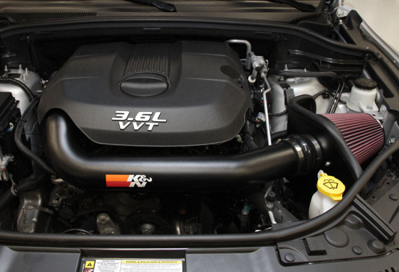 K&N High Flow Performance Intake Kit 11 Jeep Grand Cherokee 3.6L V6 / 11 Dodge Durango 3.6L V6 - eliteracefab.com
