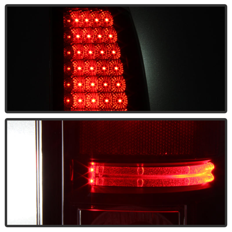 Spyder Chevy Silverado 1500 03-06 (Not Fit Stepside)LED Tail Lights Blk Smke ALT-YD-CS03-LED-BSM - eliteracefab.com