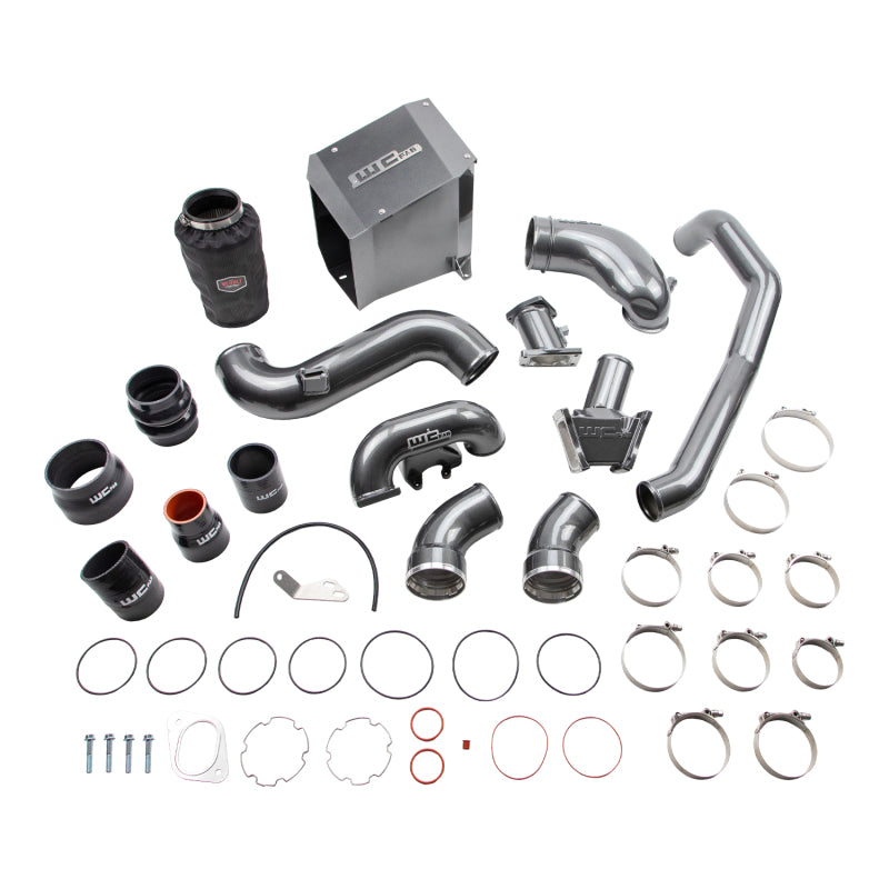 Wehrli 2007.5-2010 Chevrolet Duramax 6.6L LMM Stage 2 High Flow Intake Bundle Kit - Blueberry Frost