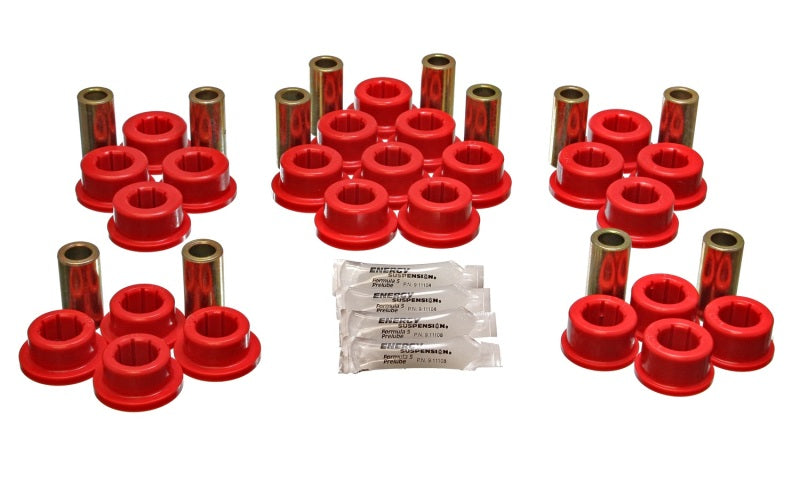 Energy Suspension 87-92 Toyota Supra Red Rear Control Arm Bushing Set - eliteracefab.com