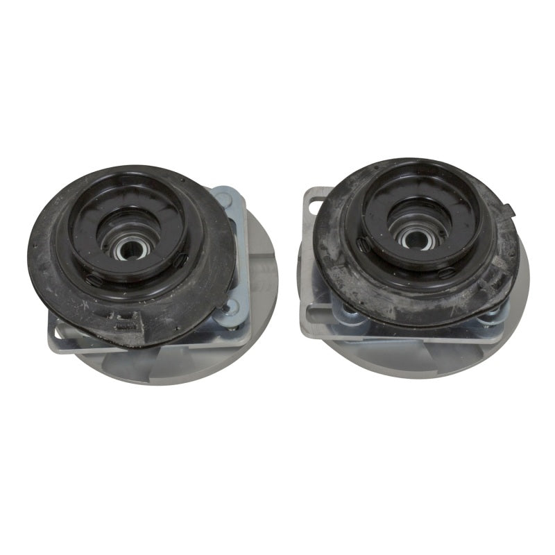 BBK 05-14 Mustang Caster Camber Plate Kit - Silver Anodized Finish 2551