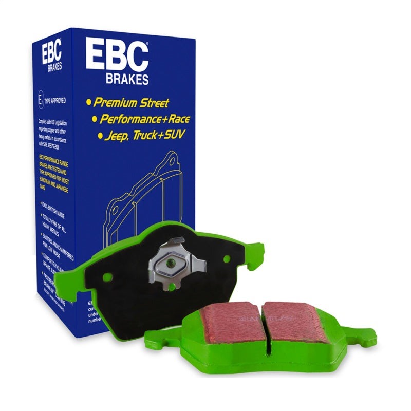 EBC 2017+ Fiat 124 Spider 1.4L Turbo Abarth Greenstuff Front Brake Pads - eliteracefab.com