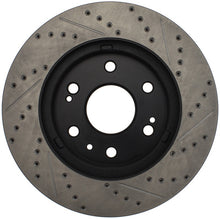 Load image into Gallery viewer, STOPTECH 05-10 GMC SIERRA 1500 (W REAR DRUM) / 07-09 GMC YUKON FRONT RIGHT SLOTTED &amp; DRILLED ROTOR, 127.66057R - eliteracefab.com