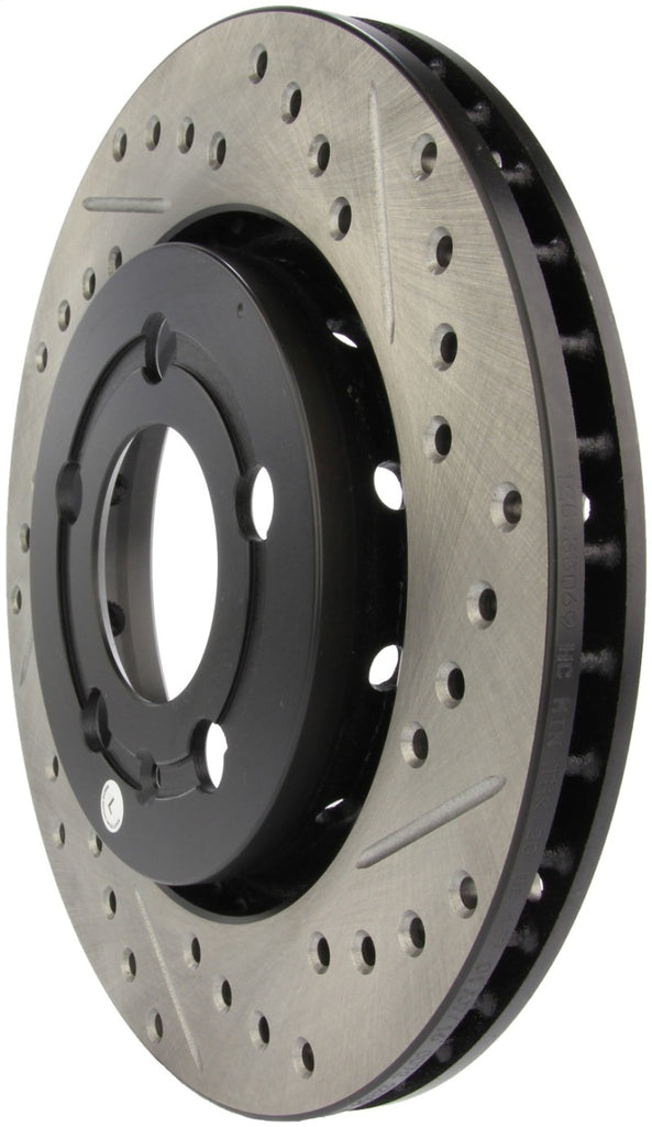 StopTech Slotted & Drilled Sport Brake Rotor - eliteracefab.com