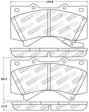 Load image into Gallery viewer, STOPTECH 13-18 TOYOTA LAND CRUISER PERFORMANCE FRONT BRAKE PADS, 309.13030 - eliteracefab.com