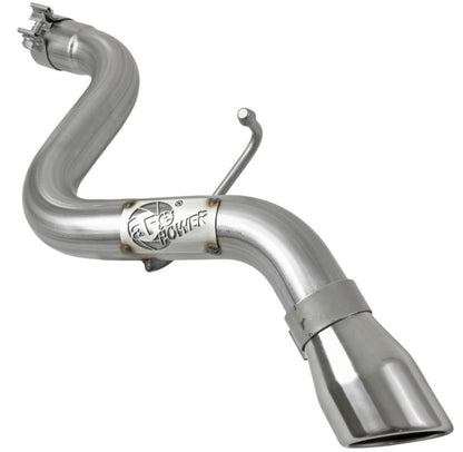 aFe MACH Force-Xp Axle-Back Exhaust System w/Polished Tip 18-20 Jeep Wrangler L4-2.0T / V6-3.6L aFe