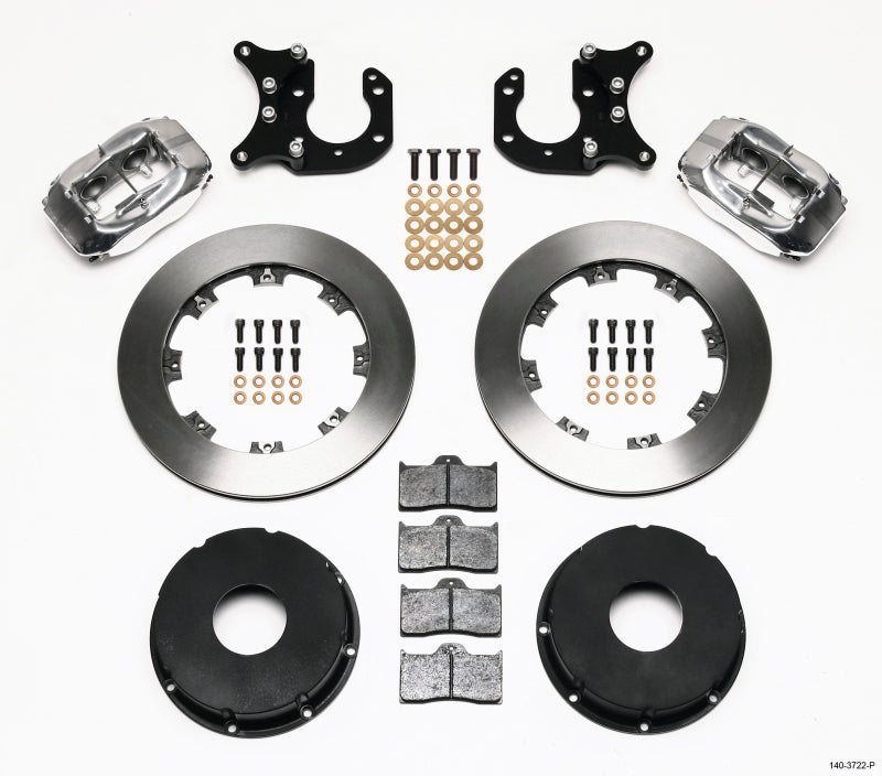 Wilwood Forged Dynalite P/S Rear Kit Polished Big Ford 2.36in Offset Currie Blank Wilwood