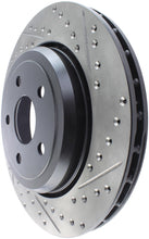 Load image into Gallery viewer, StopTech 12-15 Jeep Cherokee SRT8 Sport Slotted &amp; Drilled Rear Driver Side Brake Rotor - eliteracefab.com