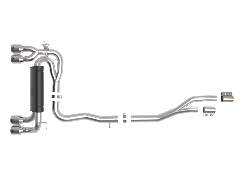 aFe MACHForce XP Exhausts Cat-Back SS 19-21 BMW M2 Competition L6-3.0L w/Polished Tips aFe