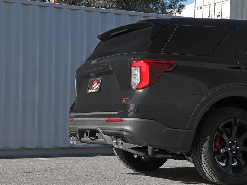 aFe MACH Force-Xp 2.5in. 304 SS C/B Exhaust 20-21 Ford Explorer V6-3.0L - Polished Tip aFe