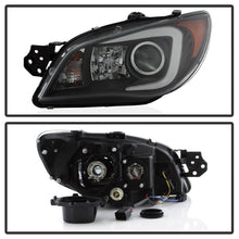 Load image into Gallery viewer, Spyder Subaru WRX 06-07 Projector Headlights - HID Model Only - Black PRO-YD-SWRX06-HID-LBDRL-BK - eliteracefab.com