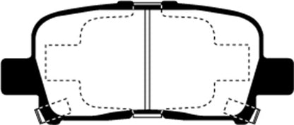 EBC 00-02 Acura MDX 3.5 Greenstuff Rear Brake Pads - eliteracefab.com