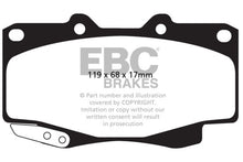 Load image into Gallery viewer, EBC 99-04 Toyota Tacoma 4WD 2.7 Yellowstuff Front Brake Pads - eliteracefab.com