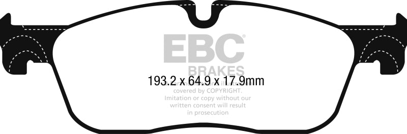 EBC Ultimax2 Front Brake Pads - UD18381 EBC