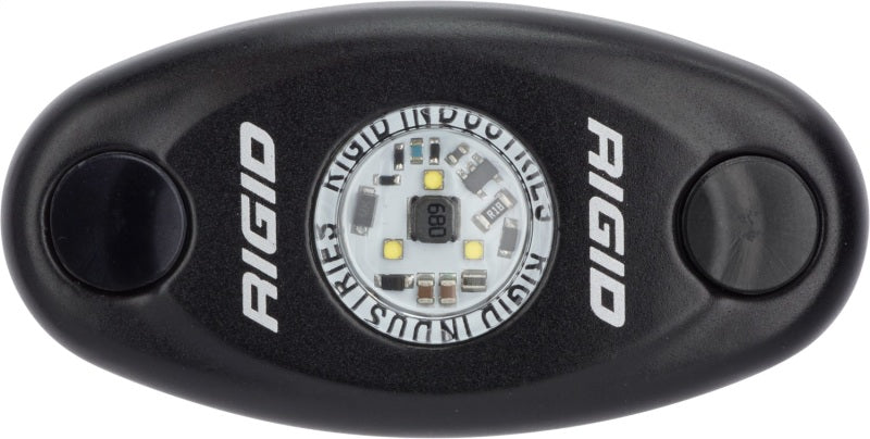 Rigid Industries A-Series Light - Black - High Strength - Amber - eliteracefab.com
