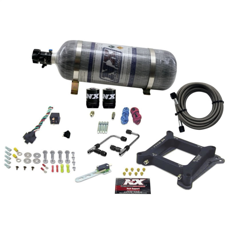 Nitrous Express 4150 Gemini Pro-Power Nitrous Kit (100-500HP) w/Composite Bottle