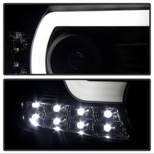 Load image into Gallery viewer, Spyder GMC Sierra 14-16 Projector Headlights Light Bar DRL Blk PRO-YD-GS14V2-LBDRL-BK - eliteracefab.com