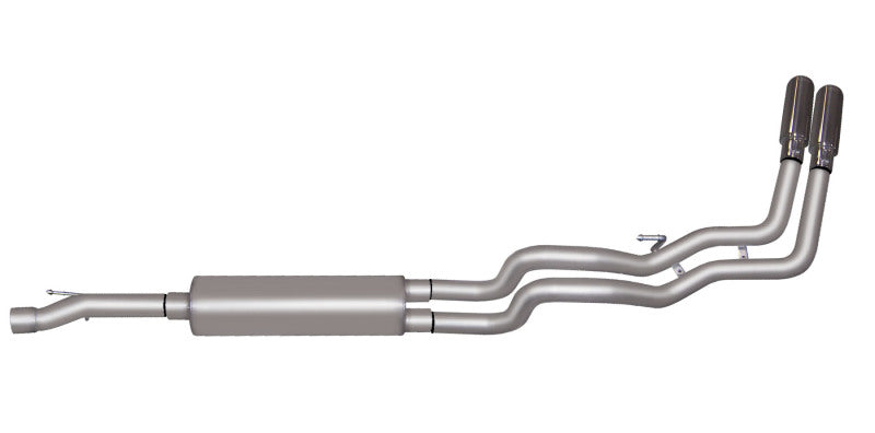 Gibson 06-07 Dodge Ram 1500 Laramie 5.7L 2.5in Cat-Back Dual Sport Exhaust - Stainless Gibson