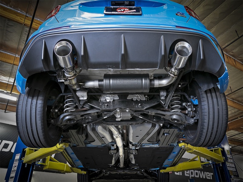 aFe Takeda 3in 304 SS Cat-Back Exhaust w/ Polished Tip 16-18 Ford Focus RS 2.3L (t) aFe