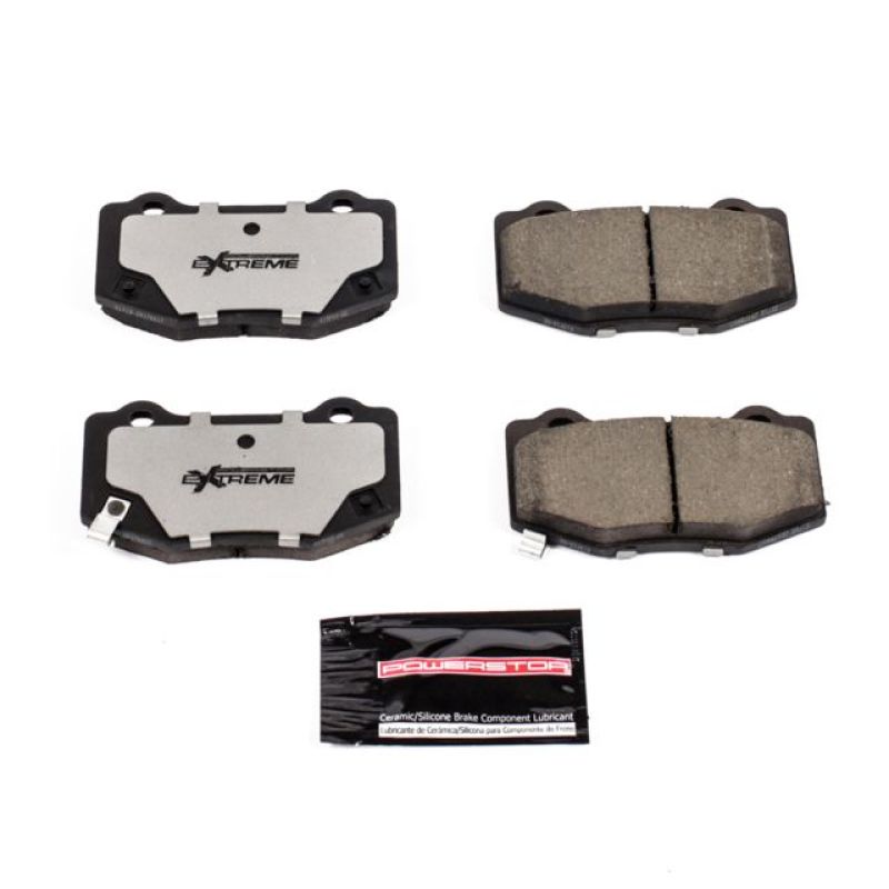 Power Stop 16-19 Cadillac ATS Rear Z26 Extreme Street Brake Pads w/Hardware - eliteracefab.com