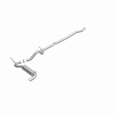 MagnaFlow 12-14 Jeep Wrangler 4dr Single Straight Rear P/S Exit Stainless C/B Performance Exhaust Magnaflow