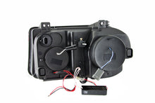 Load image into Gallery viewer, ANZO USA Chrysler 300c Projector Headlights W/ Halo Black Ccfl G2; 2005-2010 - eliteracefab.com