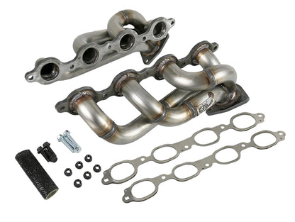 aFe Twisted Steel 1-3/4in 304SS Shorty Headers 2019 GM Silverado / Sierra 1500 V8-5.3L/6.2L - eliteracefab.com