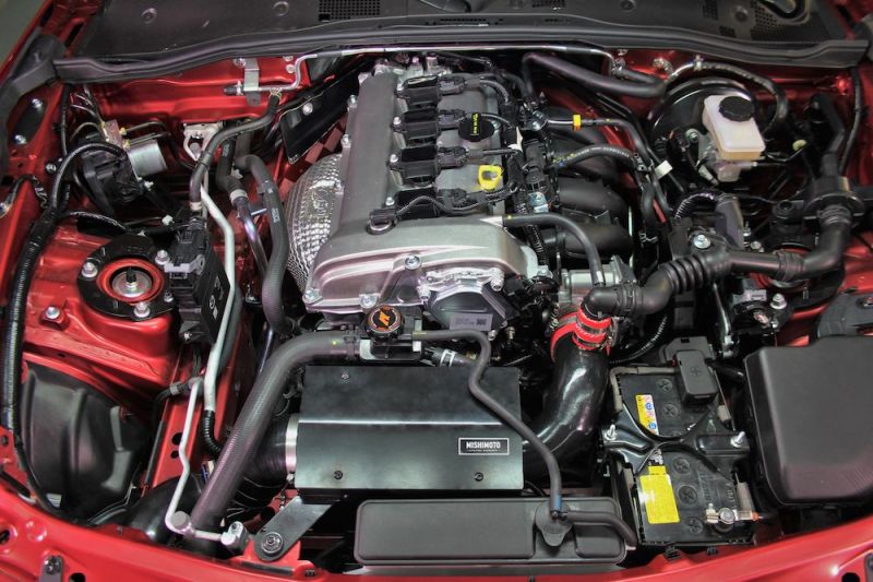 Mishimoto 2016+ Mazda Miata Performance Intake - Wrinkle Black - eliteracefab.com